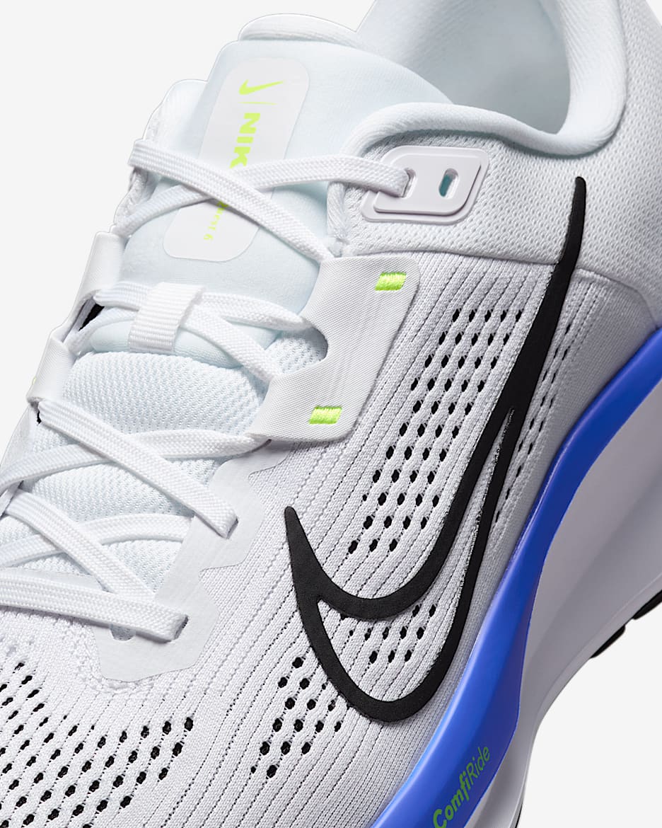 Nike Quest 6 Men's Road Running Shoes - White/Hyper Royal/Volt/Black