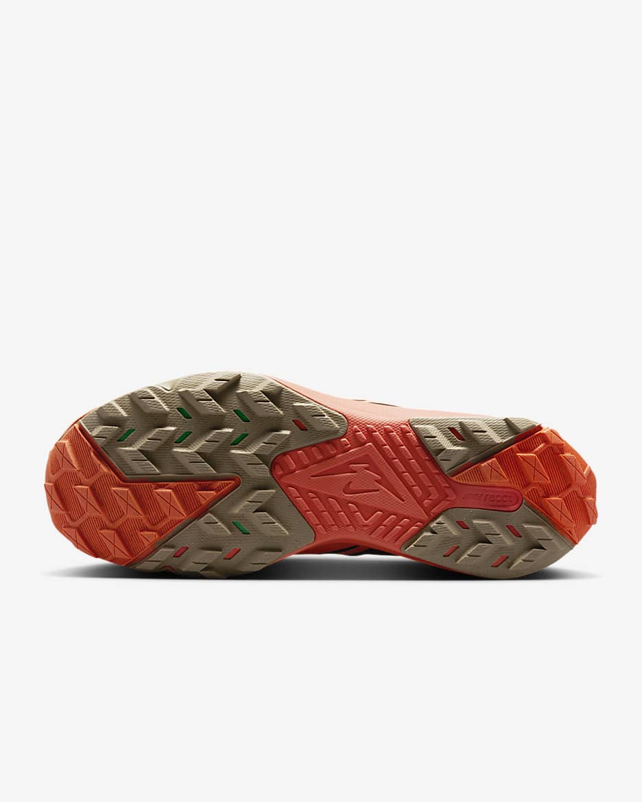 Nike Kiger 9 Men's Trail-Running Shoes - Velvet Brown/Khaki/Light Wild Mango/Hyper Crimson