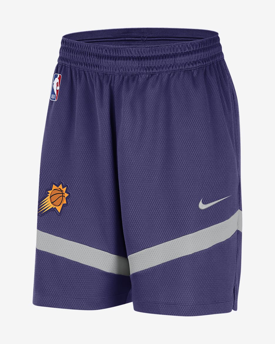 フェニックス サンズ アイコン プラクティス メンズ ナイキ Dri-FIT NBA 21cm ショートパンツ - ニューオーキッド/フラットシルバー