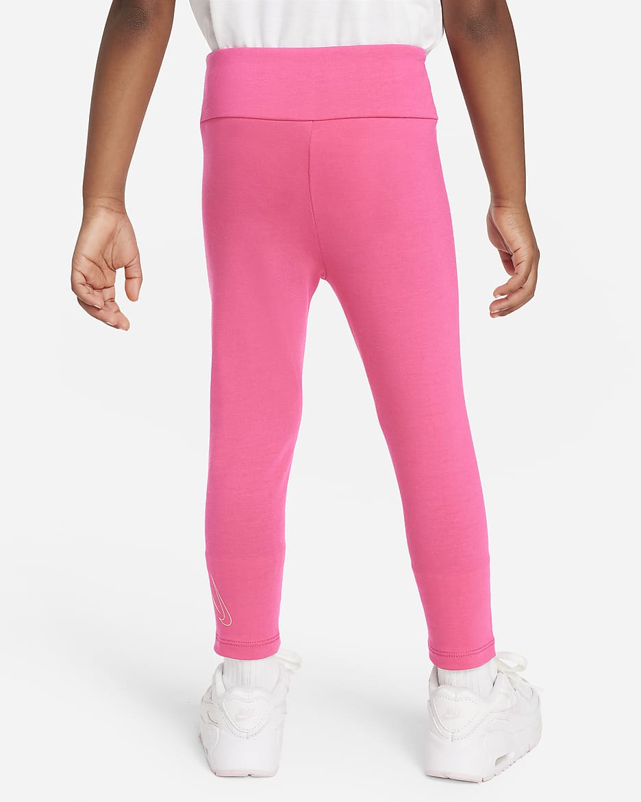 Nike Sportswear Shine Leggings Toddler Leggings - Fireberry