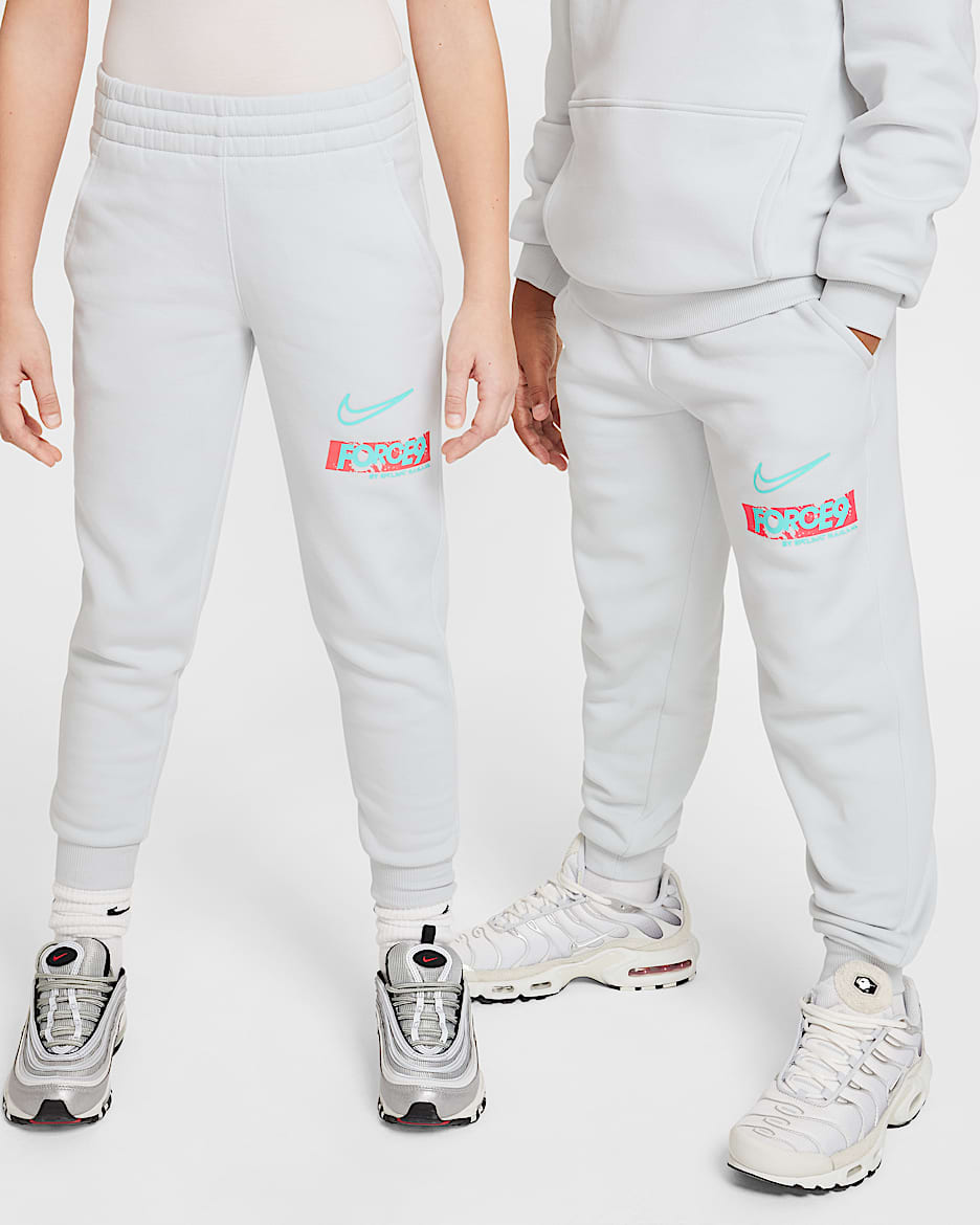 Erling Haaland Club Fleece Older Kids' Joggers - Photon Dust/Dynamic Turquoise