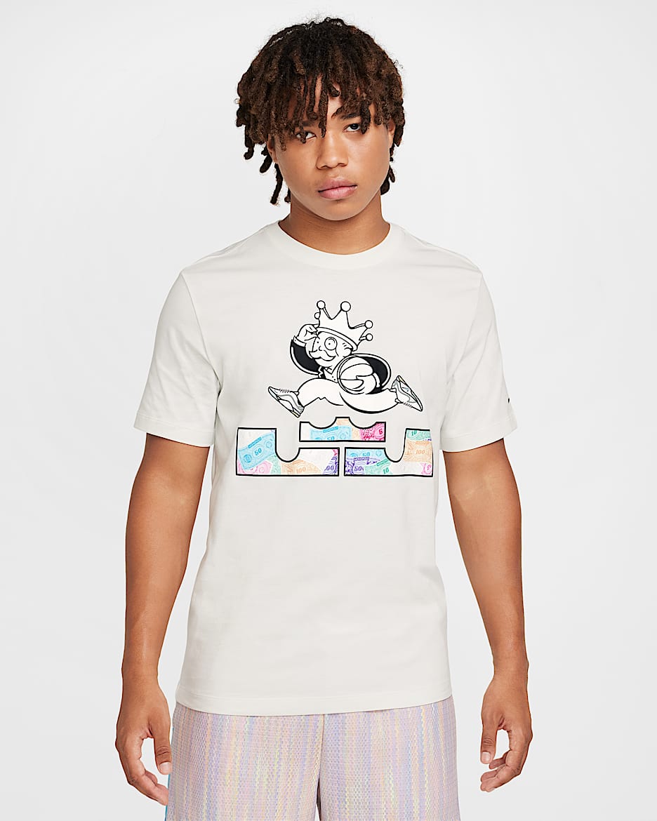 LeBron Men's Basketball T-Shirt - Summit White