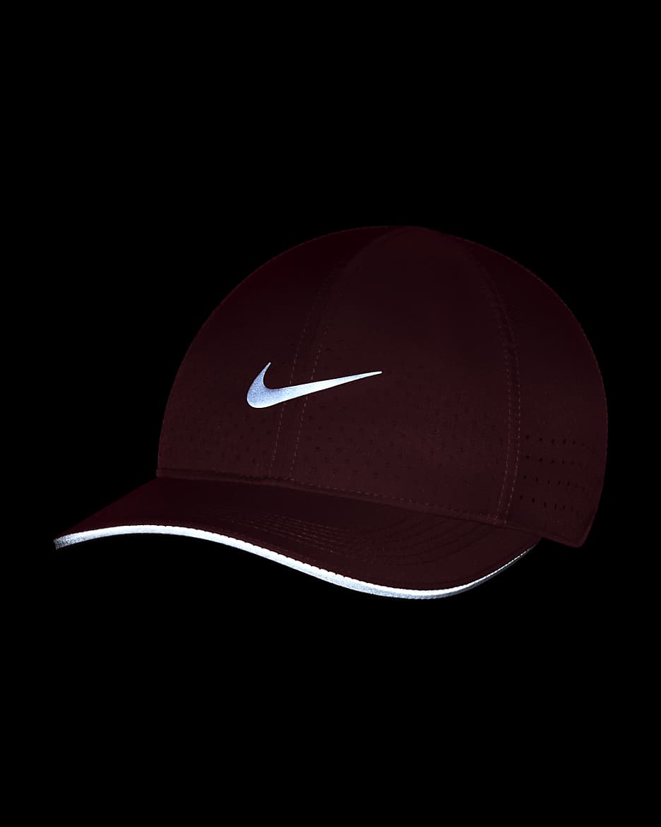 Nike Dri-FIT Aerobill Featherlight Perforated Running Cap - Desert Berry