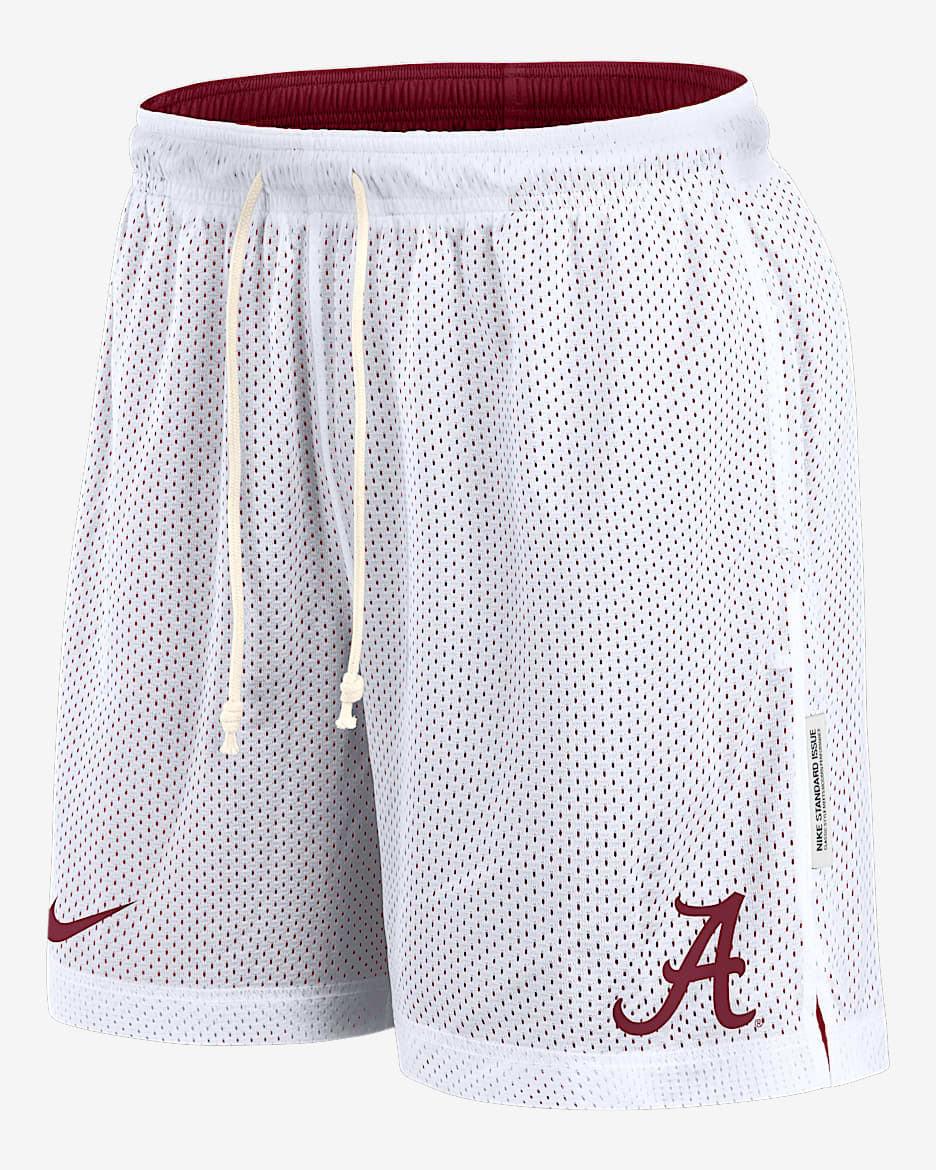 Alabama Crimson Tide Primetime Reversible Men's Nike Dri-FIT College Shorts - White