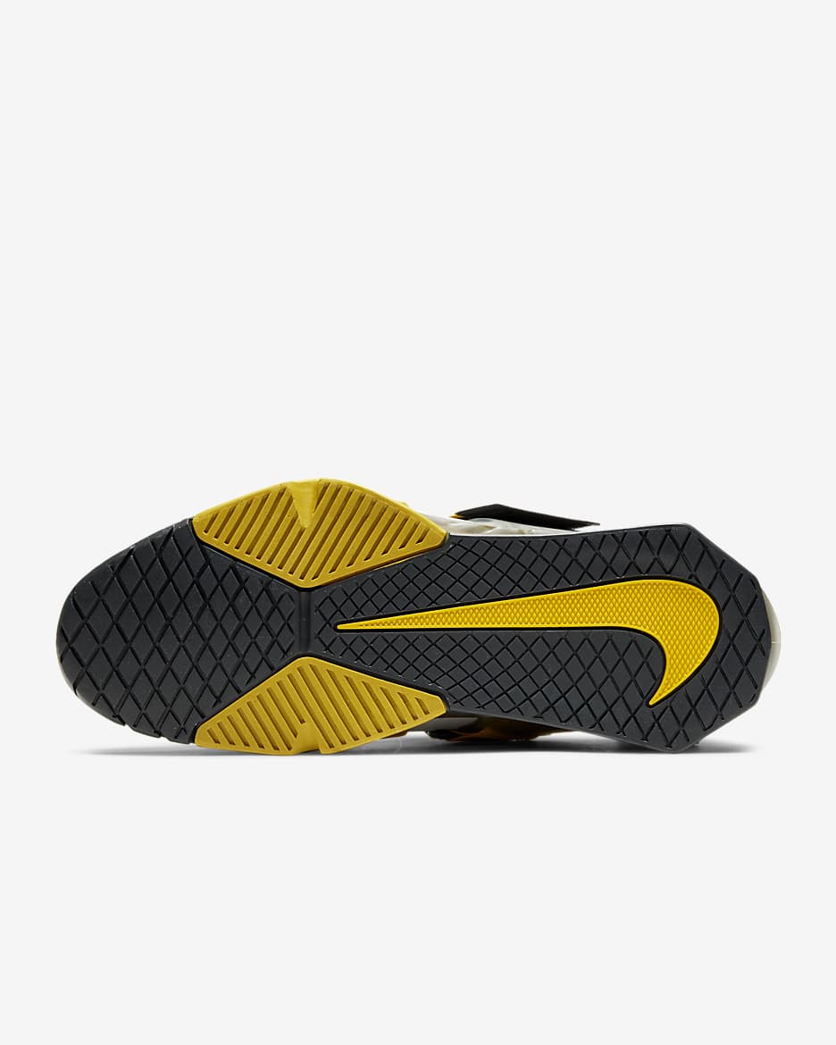 Nike Savaleos vektløftingssko - Grey Fog/Dark Smoke Grey/Bright Citron/Dark Smoke Grey