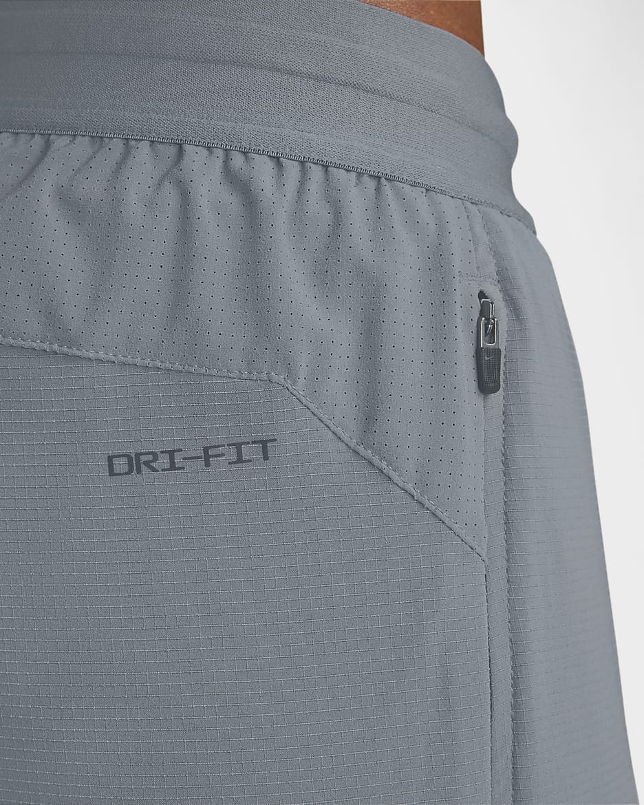 Nike Flex Rep Dri-FIT fitnessbroek voor heren - Smoke Grey/Zwart/Zwart