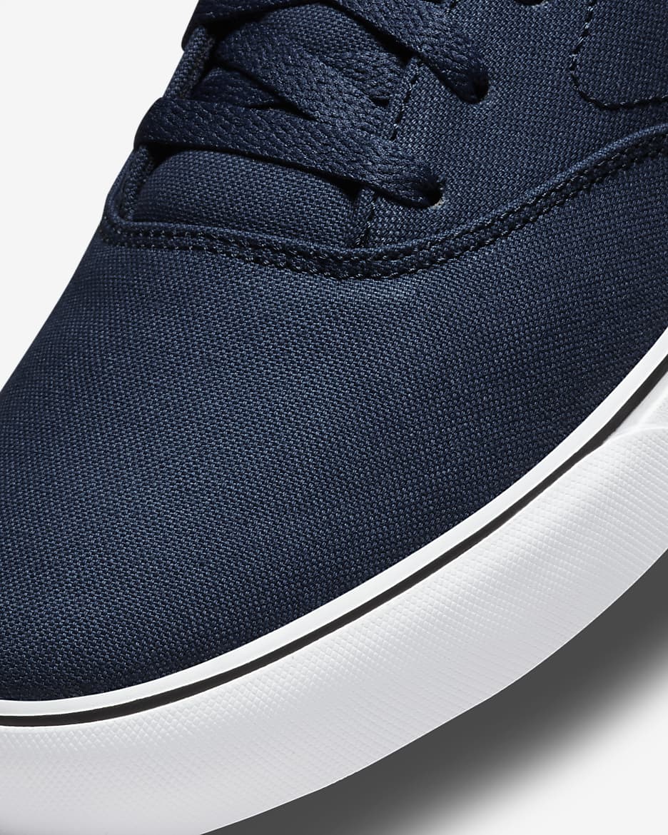 Nike SB Chron 2 Canvas Skate Shoe - Navy/Navy/Black/White