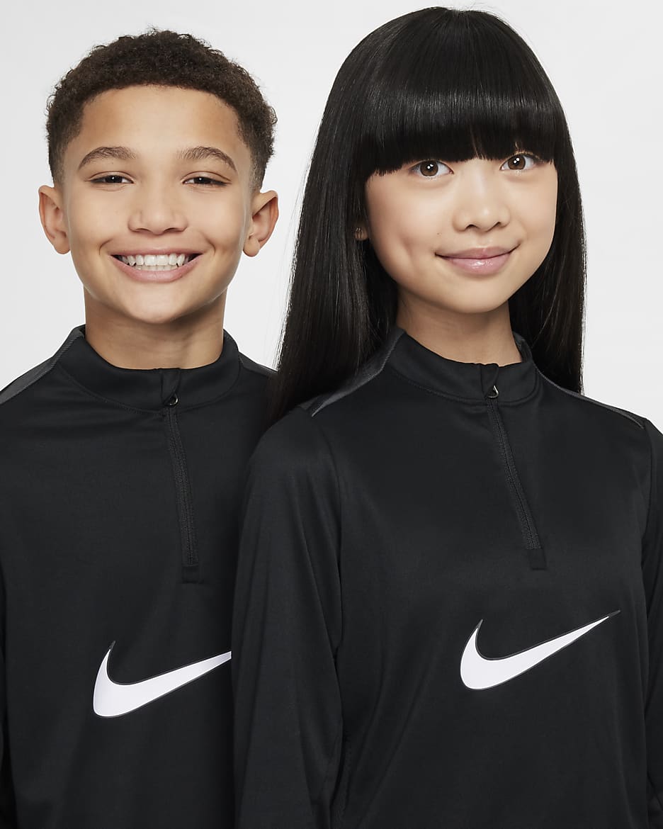 Nike Academy Pro Camiseta de fútbol de entrenamiento Dri-FIT - Niño/a - Negro/Negro/Anthracite/Blanco