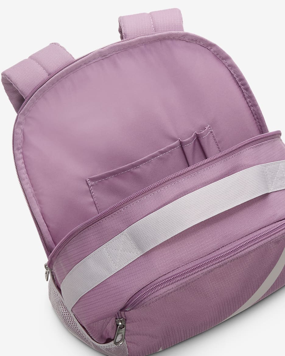 Nike Brasilia Kids' Backpack (18L) - Plum Dust/Platinum Violet/Platinum Violet