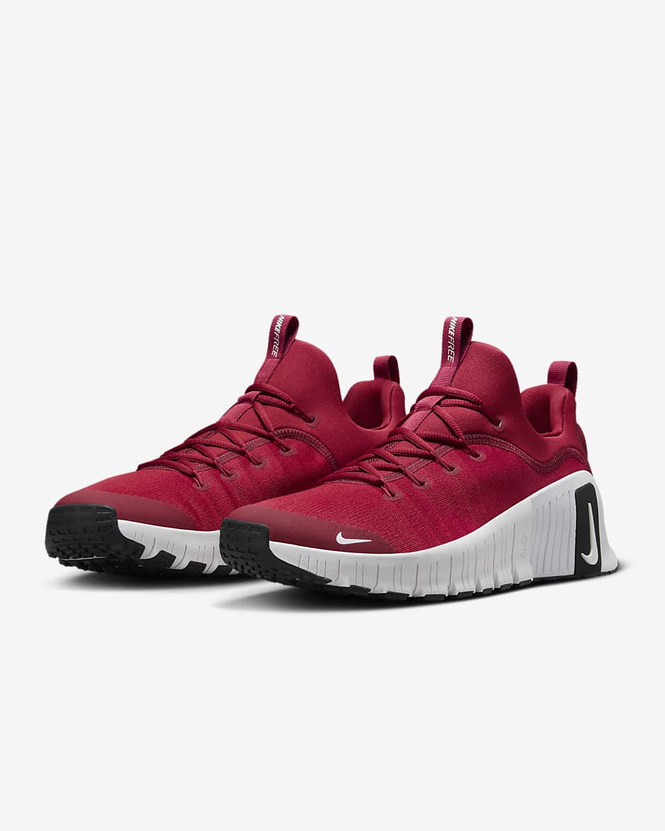 Nike Free Metcon 6 (Team Bank) Men's Workout Shoes - Team Crimson/Black/White