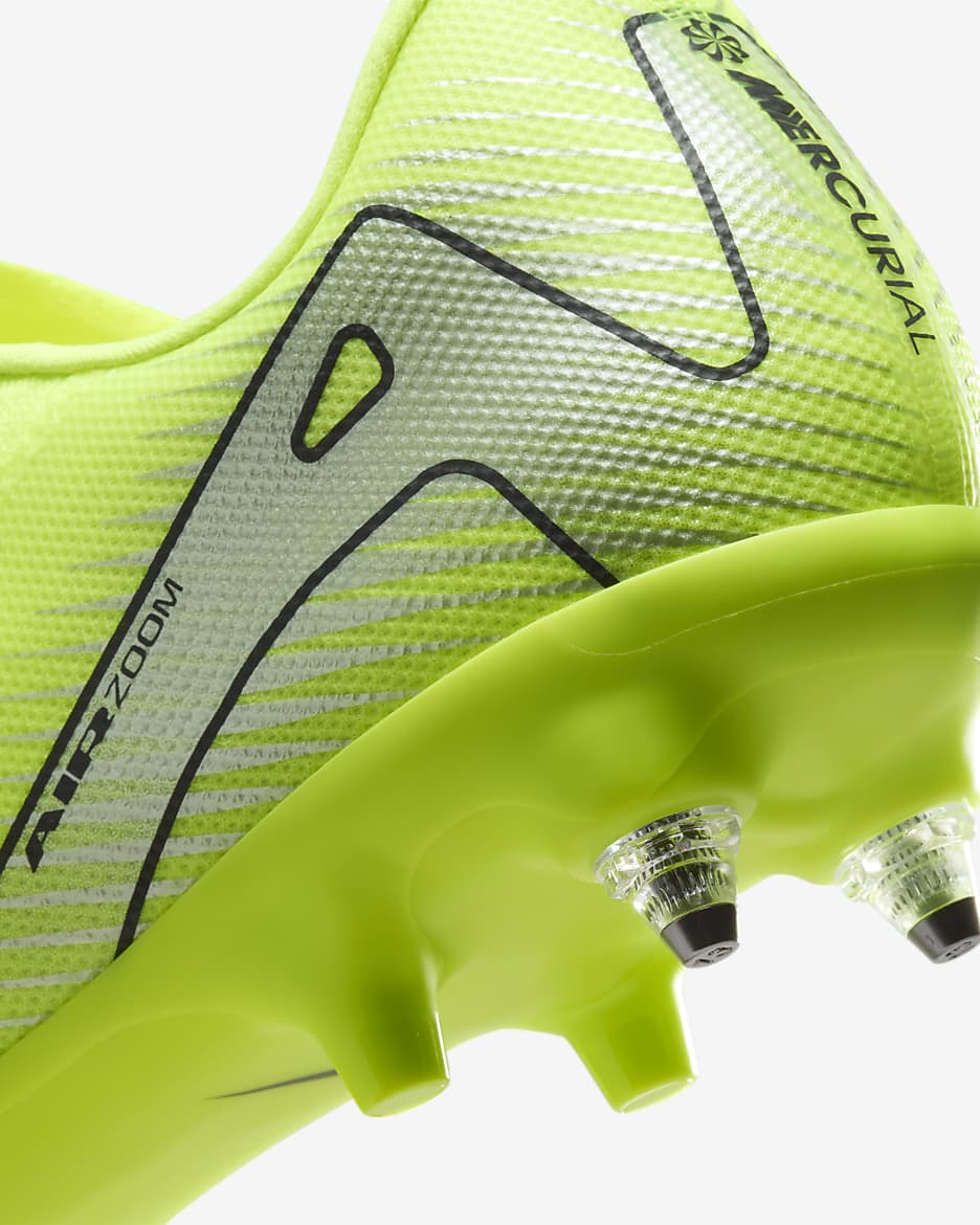 Chaussure de foot à crampons basse SG-Pro Nike Mercurial Vapor 16 Academy - Volt/Noir