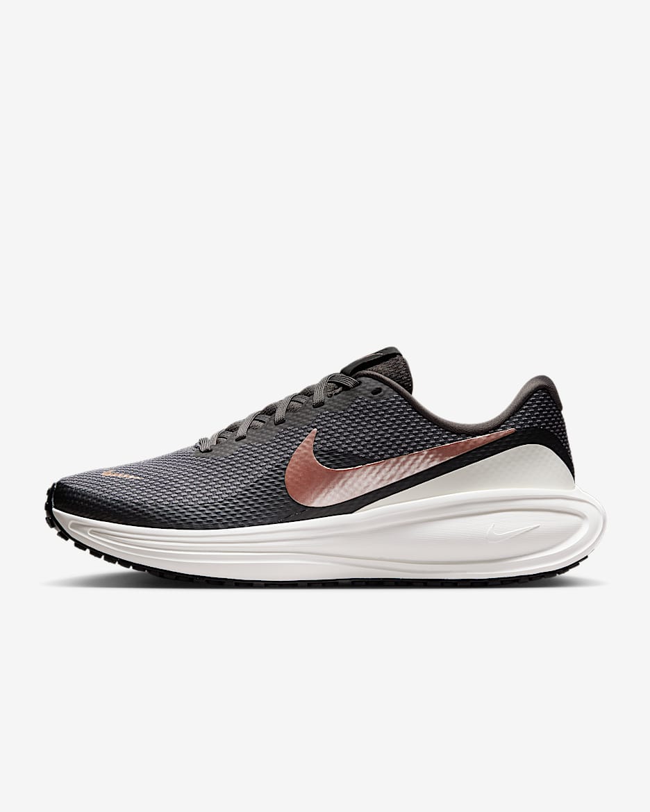 Nike Revolution 8 Women's Road Running Shoes - Medium Ash/Black/Sail/Metallic Red Bronze