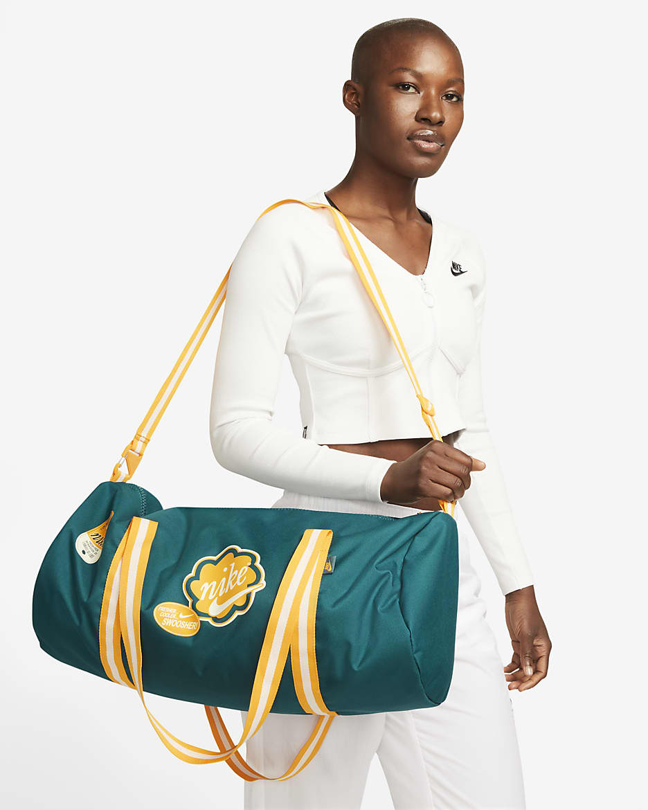 Nike Heritage Duffel Bag (30L) - Geode Teal/Sundial/Sundial