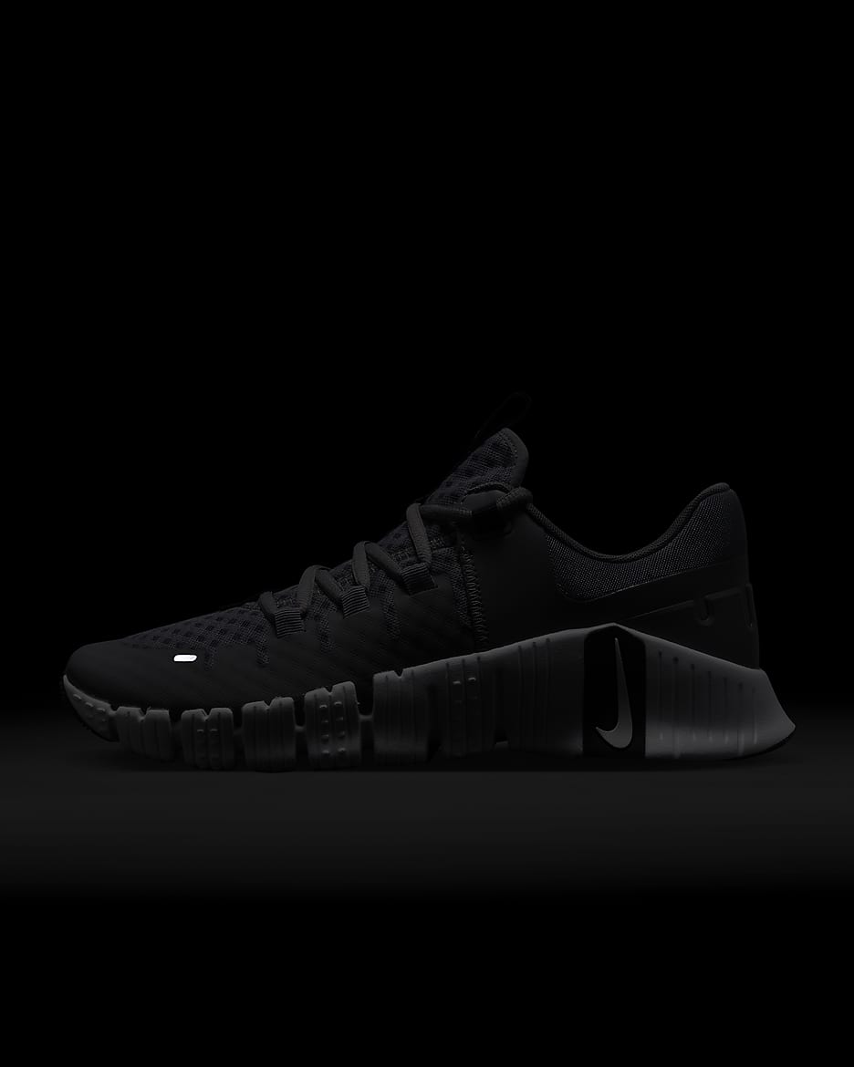 Nike Free Metcon 5 (Team) Men's Workout Shoes - Gunsmoke/Black/White