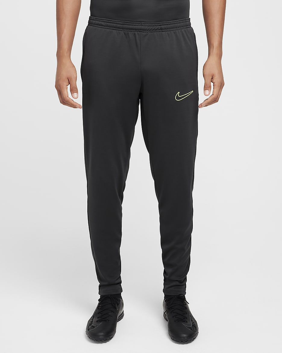 Pánské fotbalové kalhoty Nike Dri-FIT Academy - Anthracite/Anthracite/Anthracite/Volt