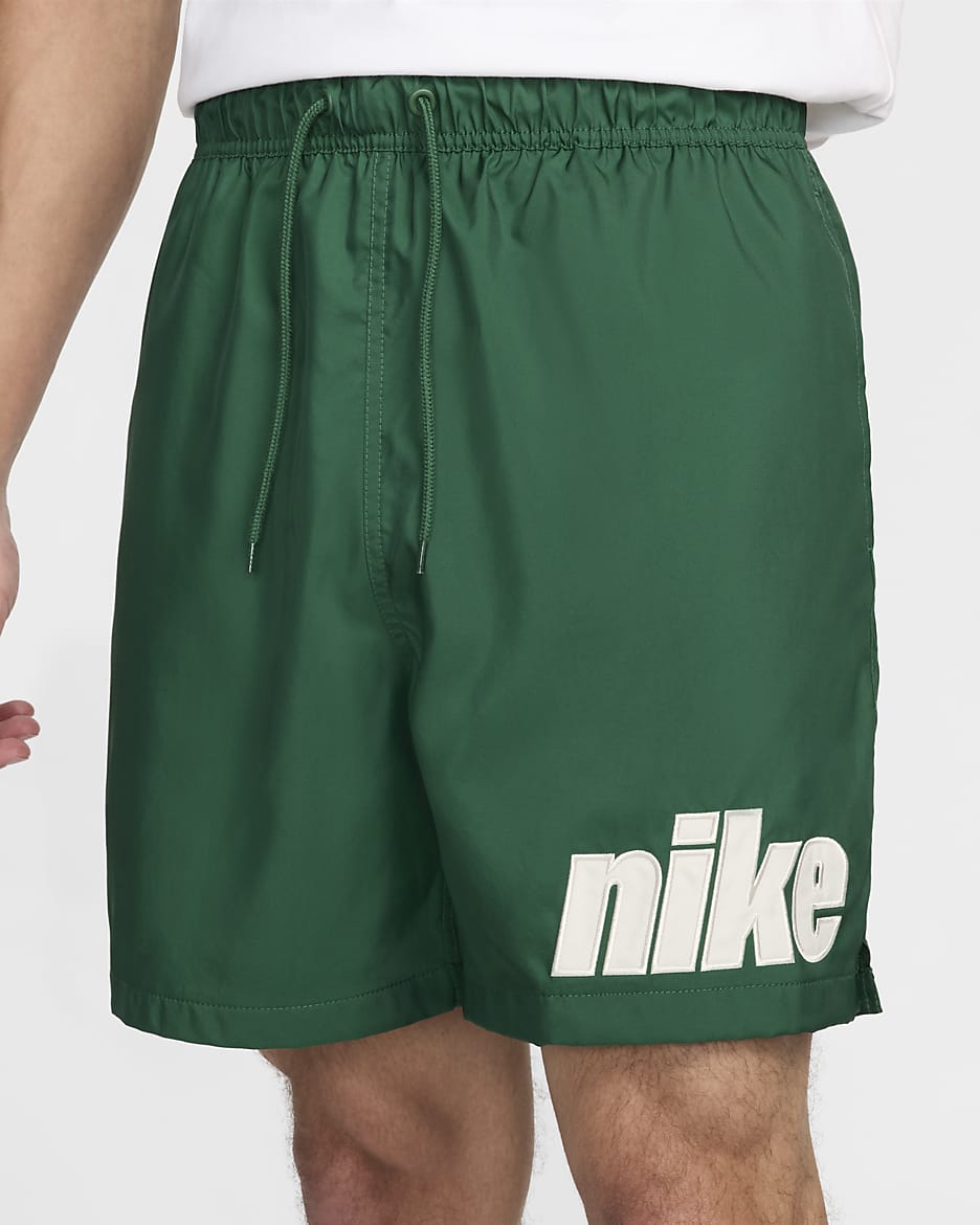 Nike Club Men's Flow Shorts - Gorge Green/Light Orewood Brown