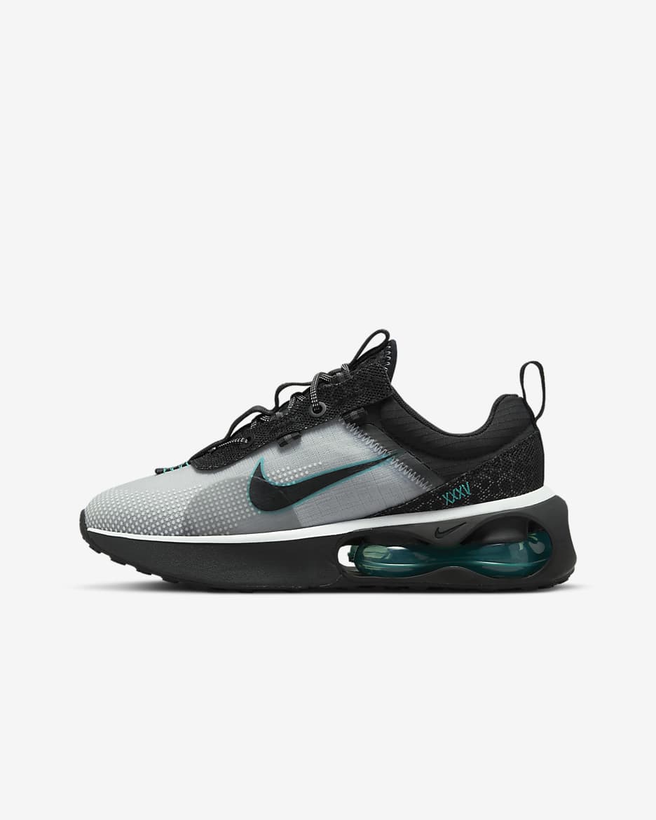 Nike Air Max 2021 SE Big Kids' Shoes - Wolf Grey/Black/White/Clear Jade