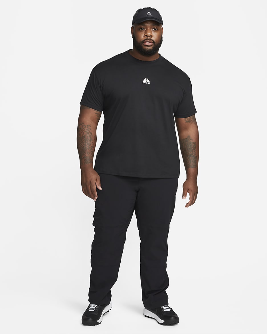 Nike ACG Camiseta - Hombre - Negro/Light Smoke Grey/Summit White