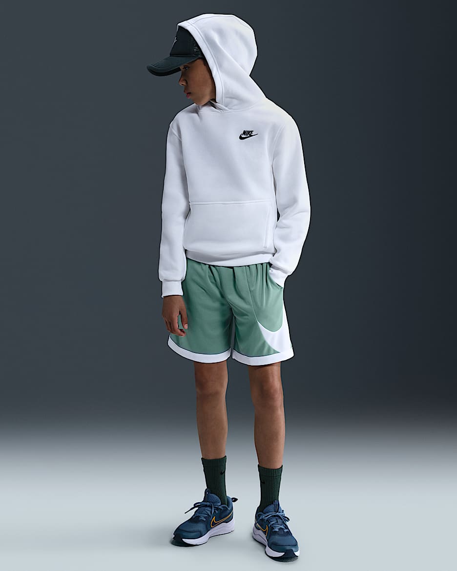 Short de training Dri-FIT Nike Multi+ pour ado - Cannon/Blanc/Blanc