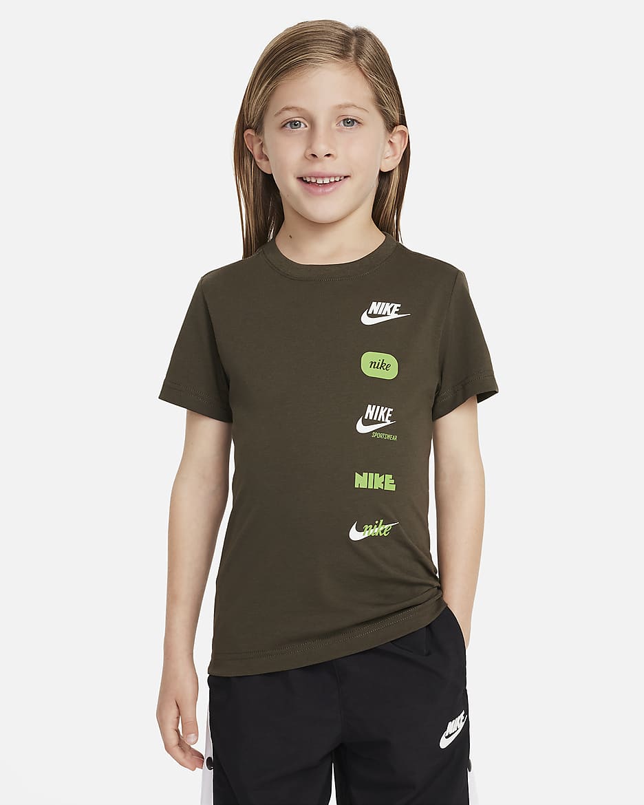 Nike Little Kids' Graphic T-Shirt - Cargo Khaki