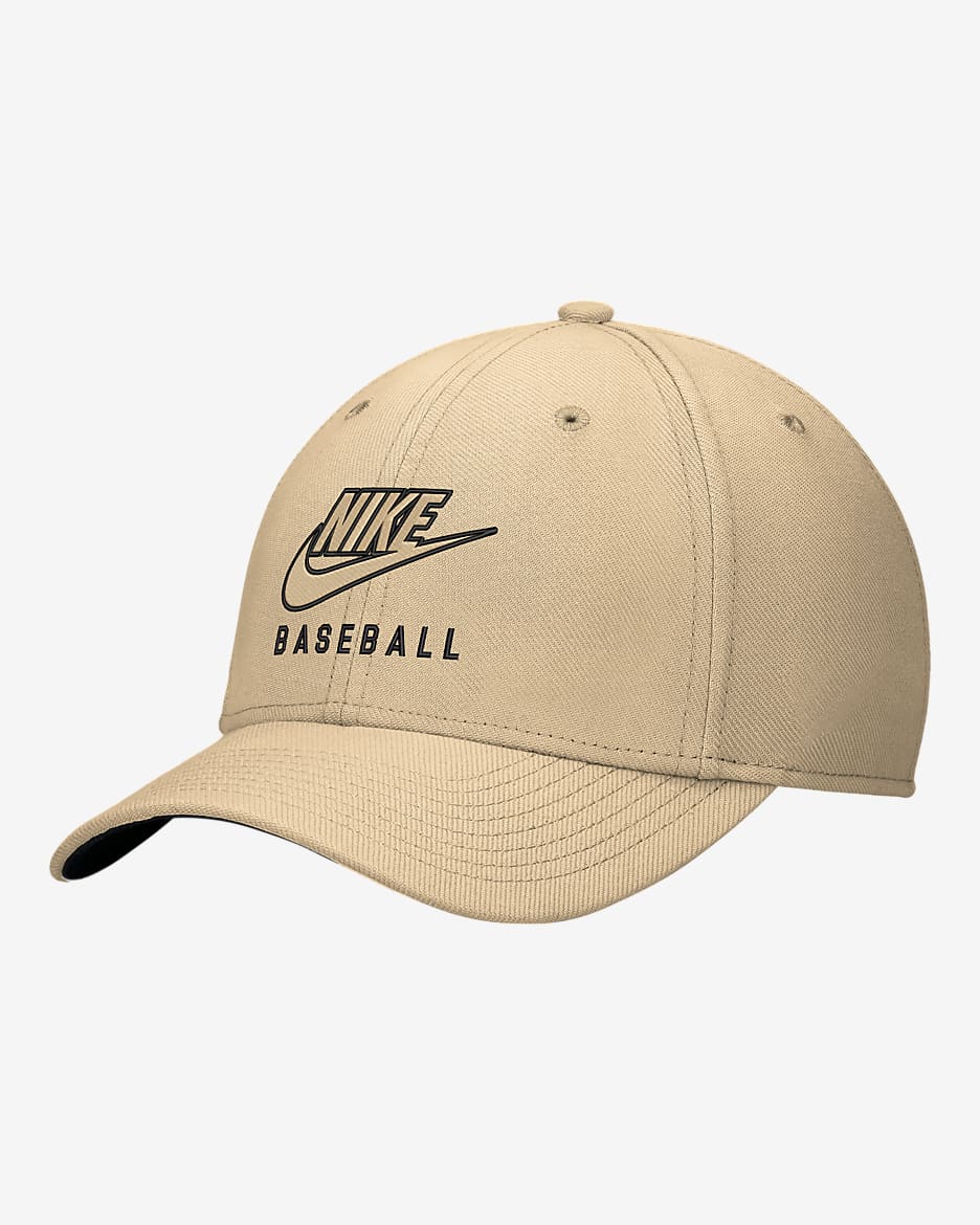 Nike Rise Baseball Swoosh Flex Cap - Team Gold