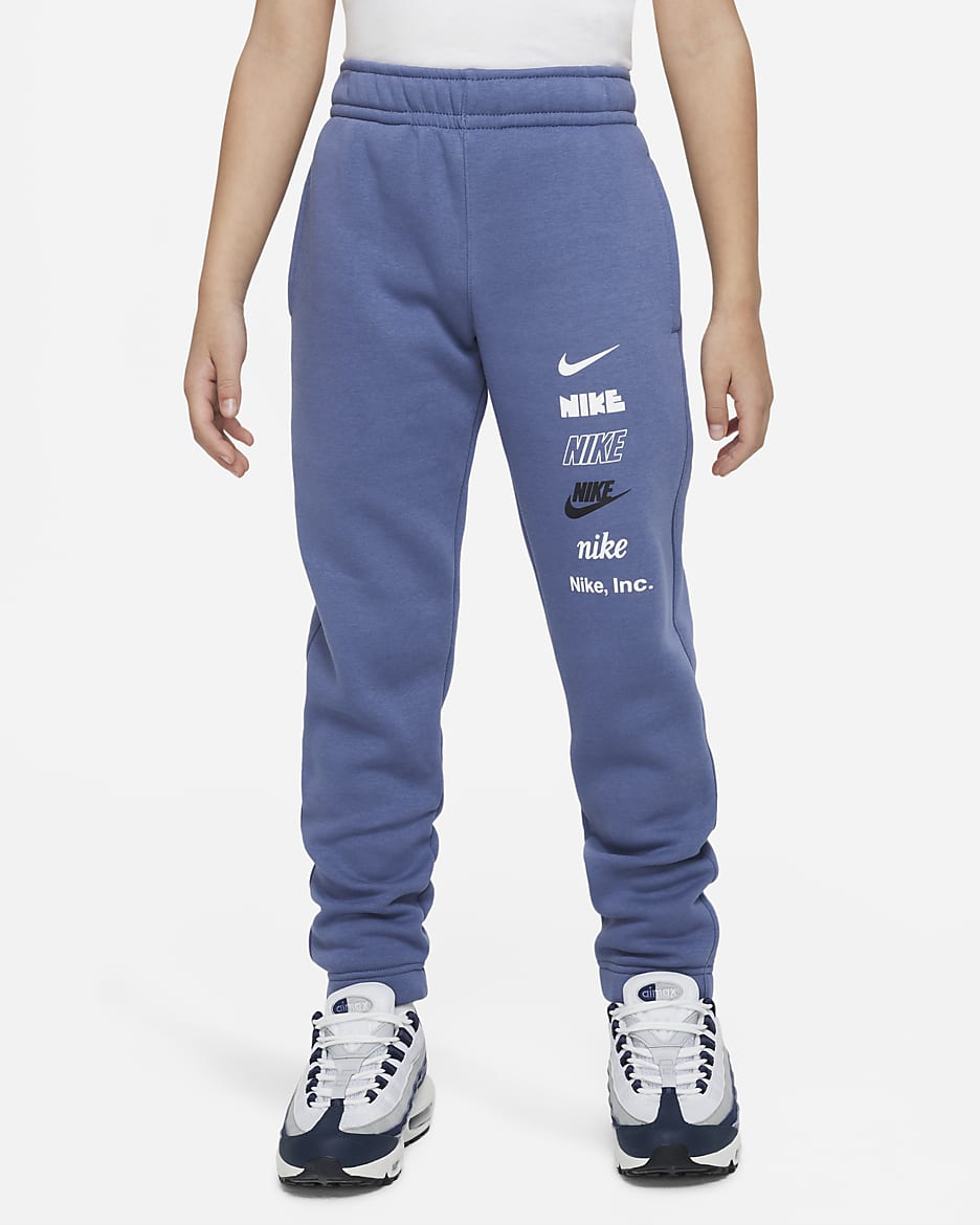 กางเกงจ๊อกกิ้งเด็กโต Nike Sportswear (ชาย) - Diffused Blue