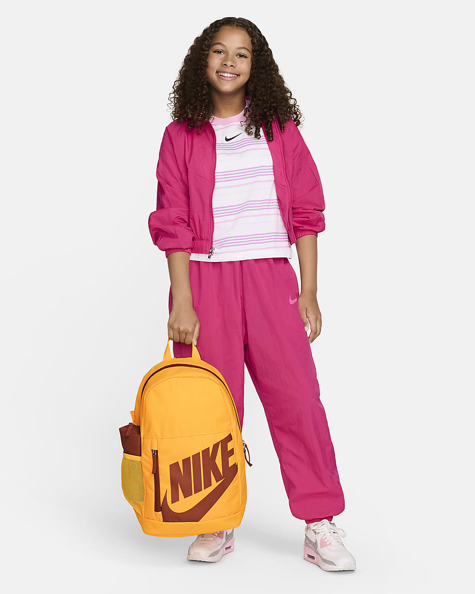 Nike Elemental Kids' Backpack (20L) - Laser Orange/Burnt Sunrise/Burnt Sunrise