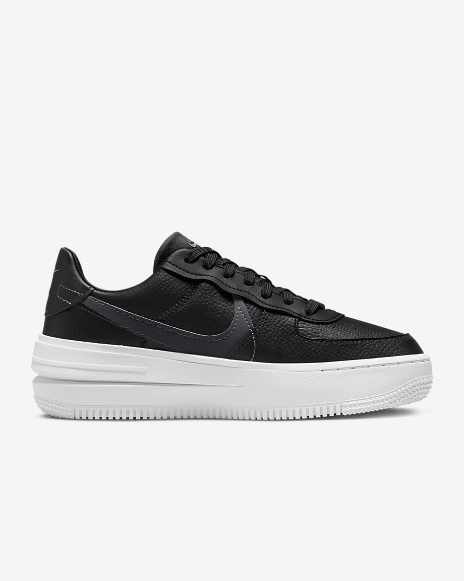 Tenis para mujer Nike Air Force 1 PLT.AF.ORM - Negro/Blanco/Negro/Antracita