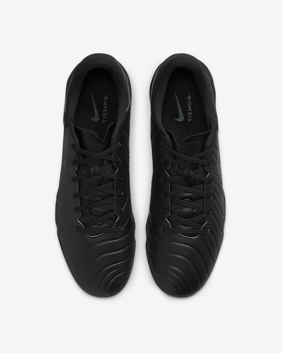 Chaussure de foot basse pour surface synthétique Nike Tiempo Legend 10 Academy - Noir/Deep Jungle/Noir