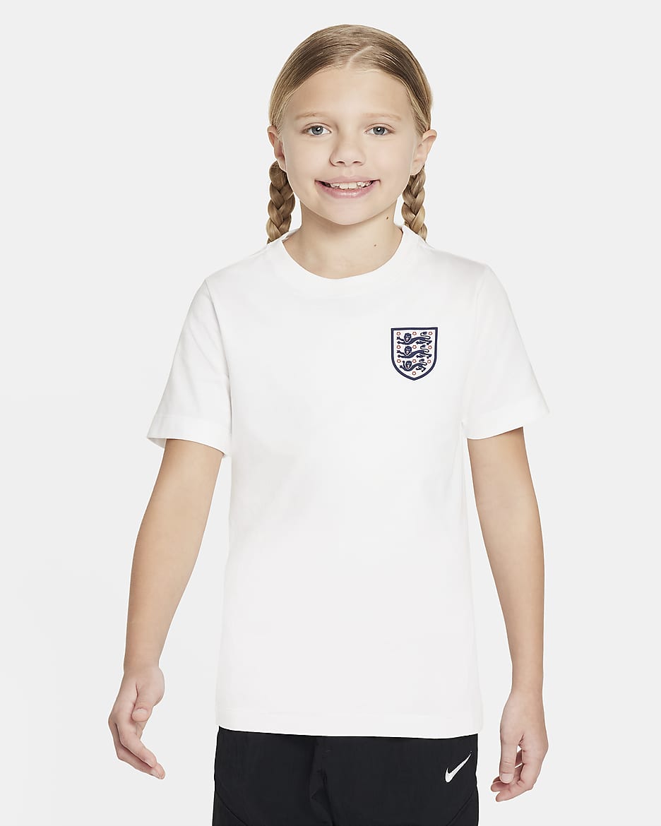 England Older Kids' Nike Football T-Shirt - White