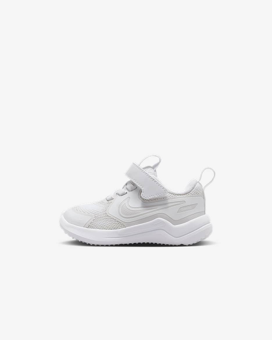 Tenis para bebé e infantil Nike Cosmic Runner - Blanco/Blanco/Tinte platino