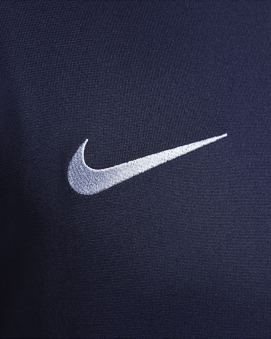 Męski dzianinowy dres piłkarski Nike Dri-FIT FFF Strike - Blackened Blue/Cobalt Bliss/Cobalt Bliss