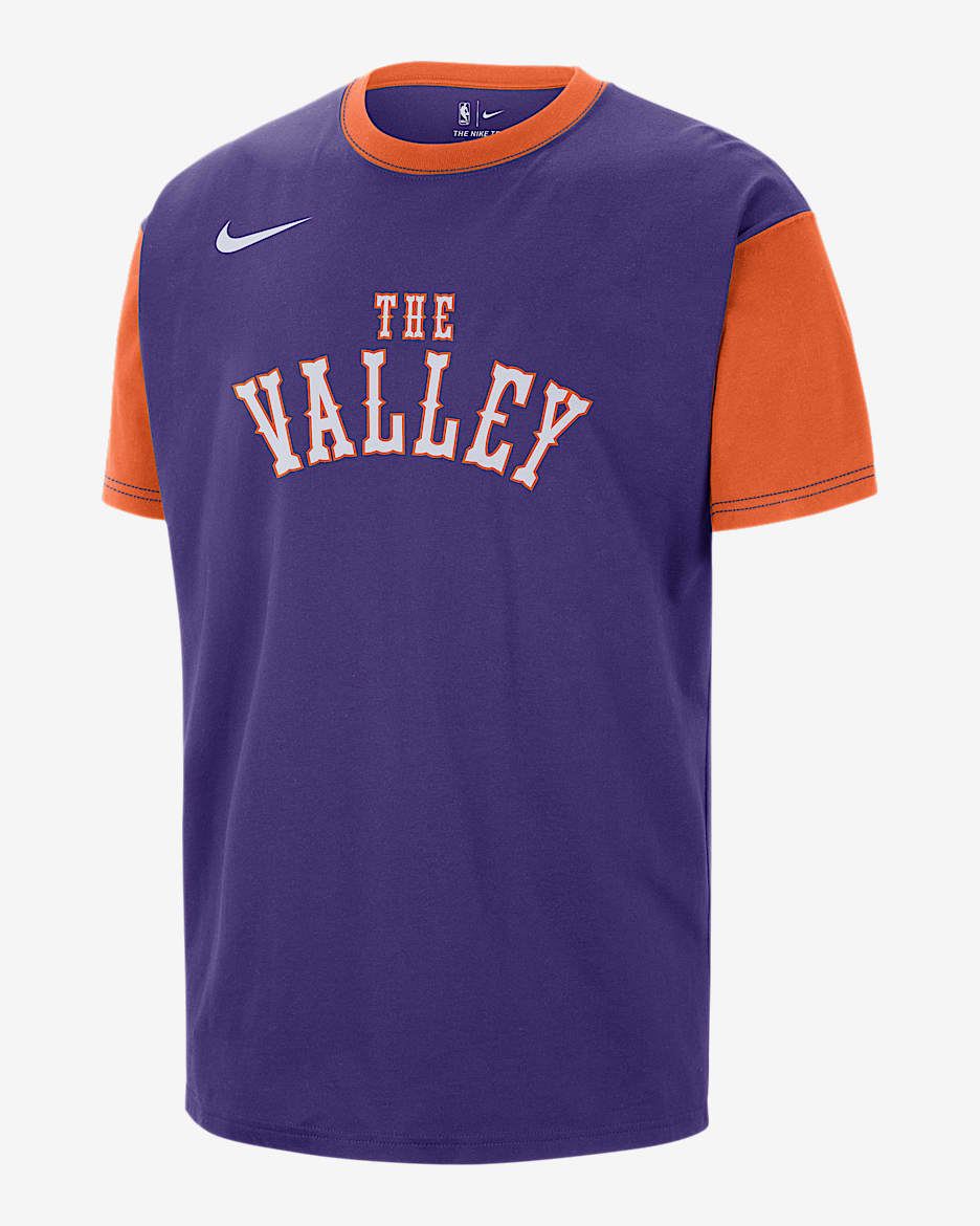 Phoenix Suns Courtside City Edition Men's Nike NBA T-Shirt - Field Purple