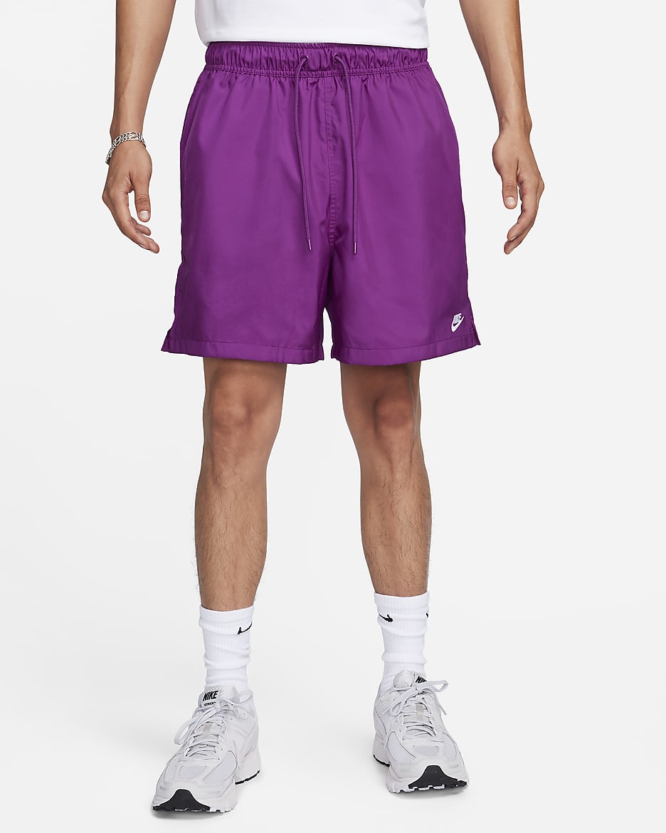 Nike Club Pantalón corto Flow de tejido Woven - Hombre - Viotech/Blanco