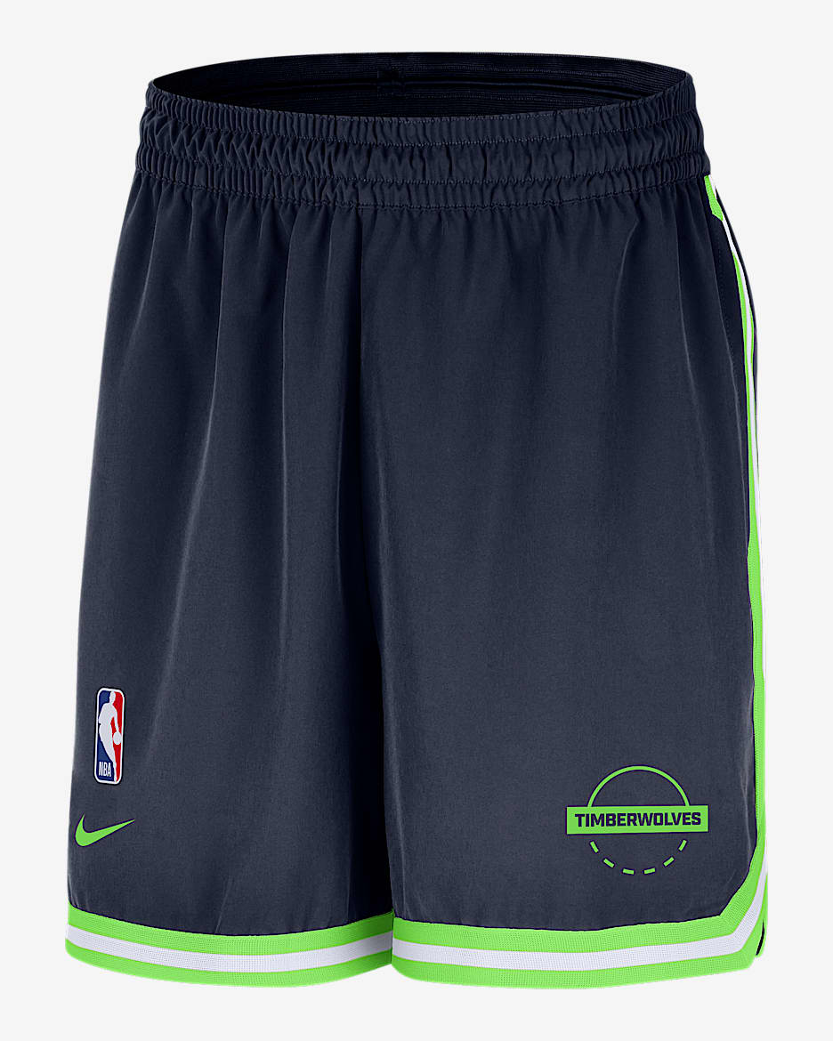 Minnesota Timberwolves DNA Men's Nike Dri-FIT NBA 6" UV Woven Shorts - College Navy/Action Green/White/Action Green