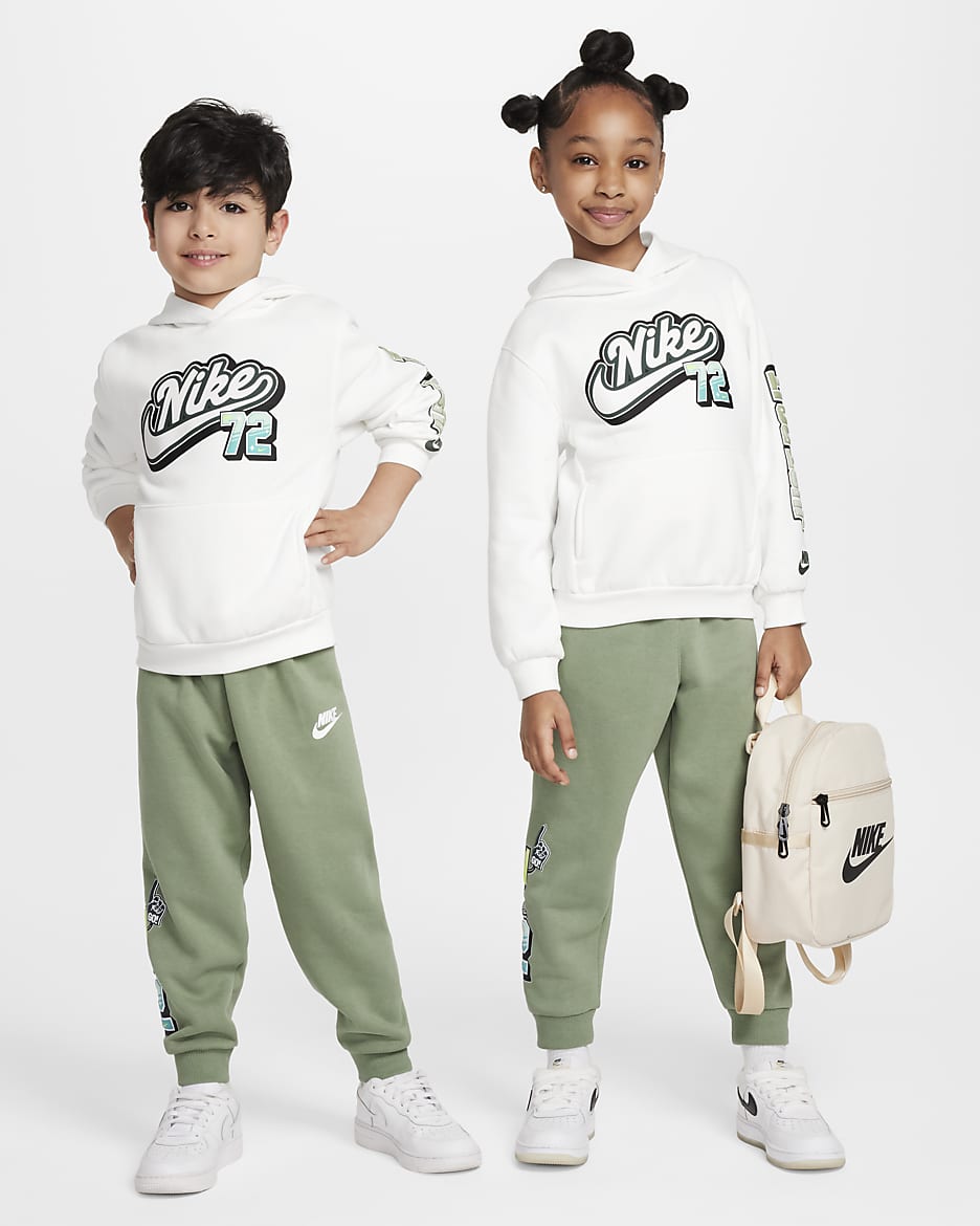 Nike Step Up Your Game Little Kids' 2-Piece Fleece Set - Oil Green