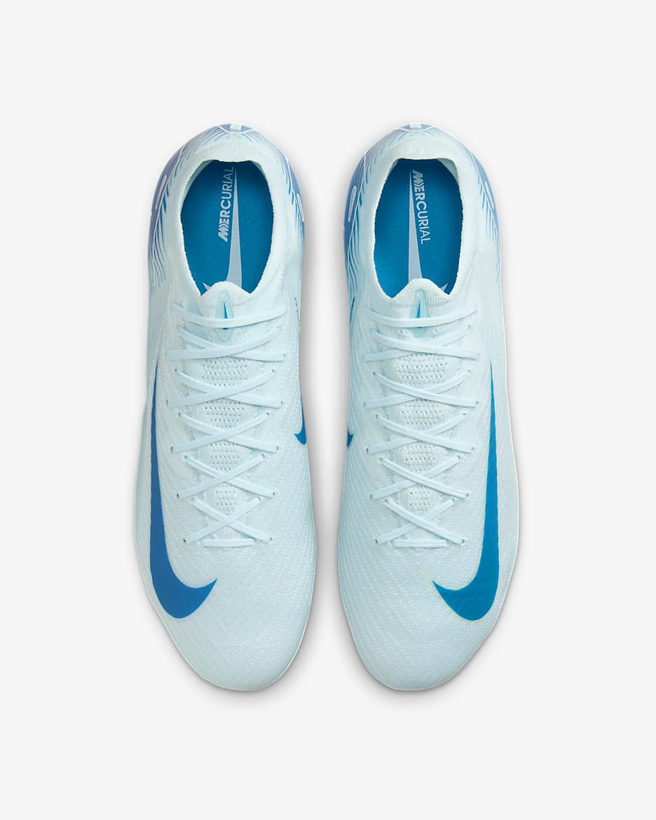 Nike Mercurial Vapor 16 Elite SG-Pro Düşük Bilekli Krampon - Glacier Blue/Blue Orbit