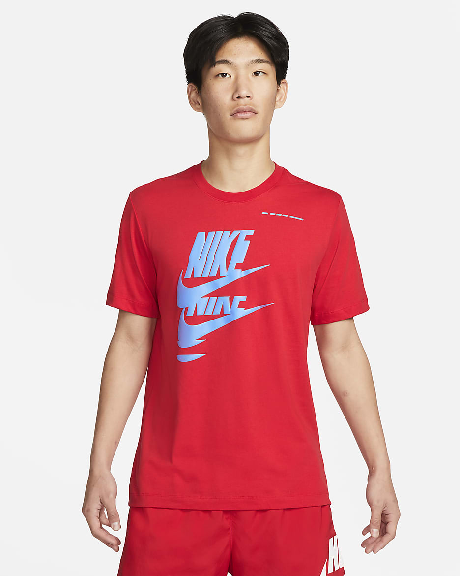 Nike Sportswear Sport Essentials+ Men's T-Shirt - University Red/University Blue