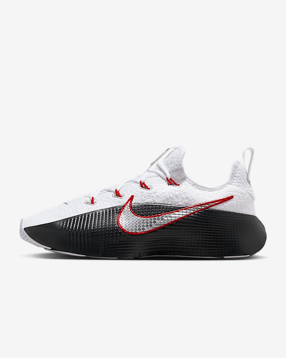 LeBron TR 1 Men's Workout Shoes - White/Black/University Red/Metallic Silver