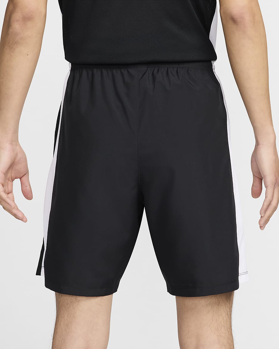 Shorts de fútbol para hombre Nike Academy - Negro/Blanco/Blanco