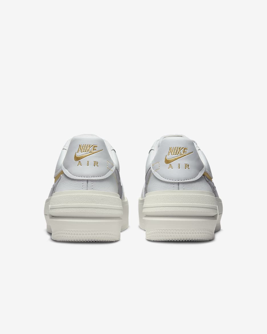 Nike Air Force 1 PLT.AF.ORM 女鞋 - Photon Dust/Team Gold/Sail/Wolf Grey