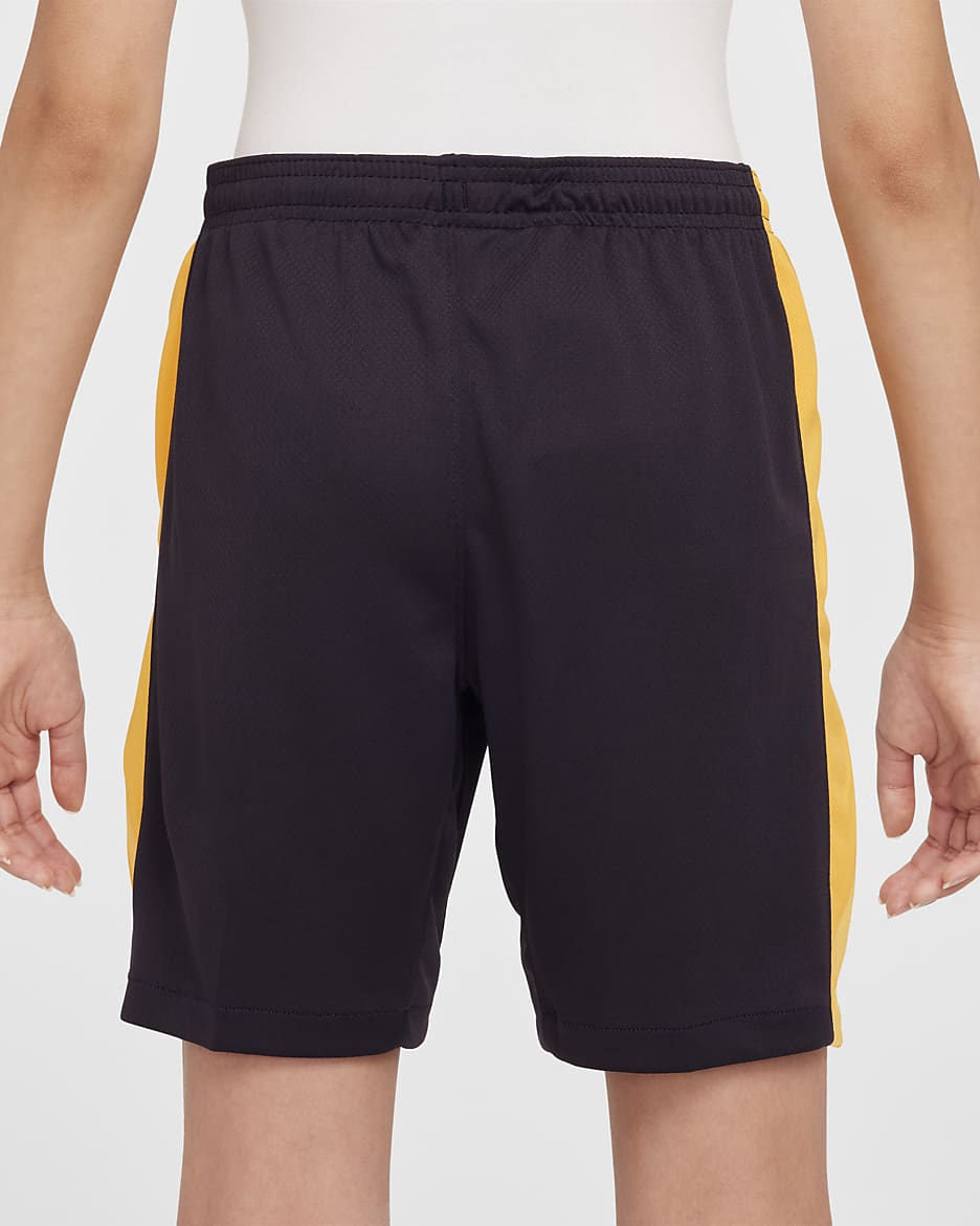 Inter Mailand 2024/25 Stadium Third Nike Replika-Fußballshorts mit Dri-FIT-Technologie (ältere Kinder) - Blackened Blue/University Gold/Lyon Blue