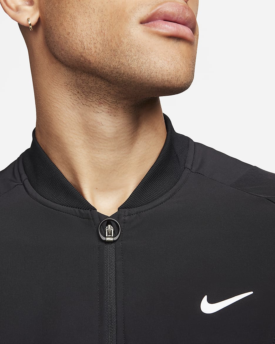 NikeCourt Advantage Men's Jacket - Black/White
