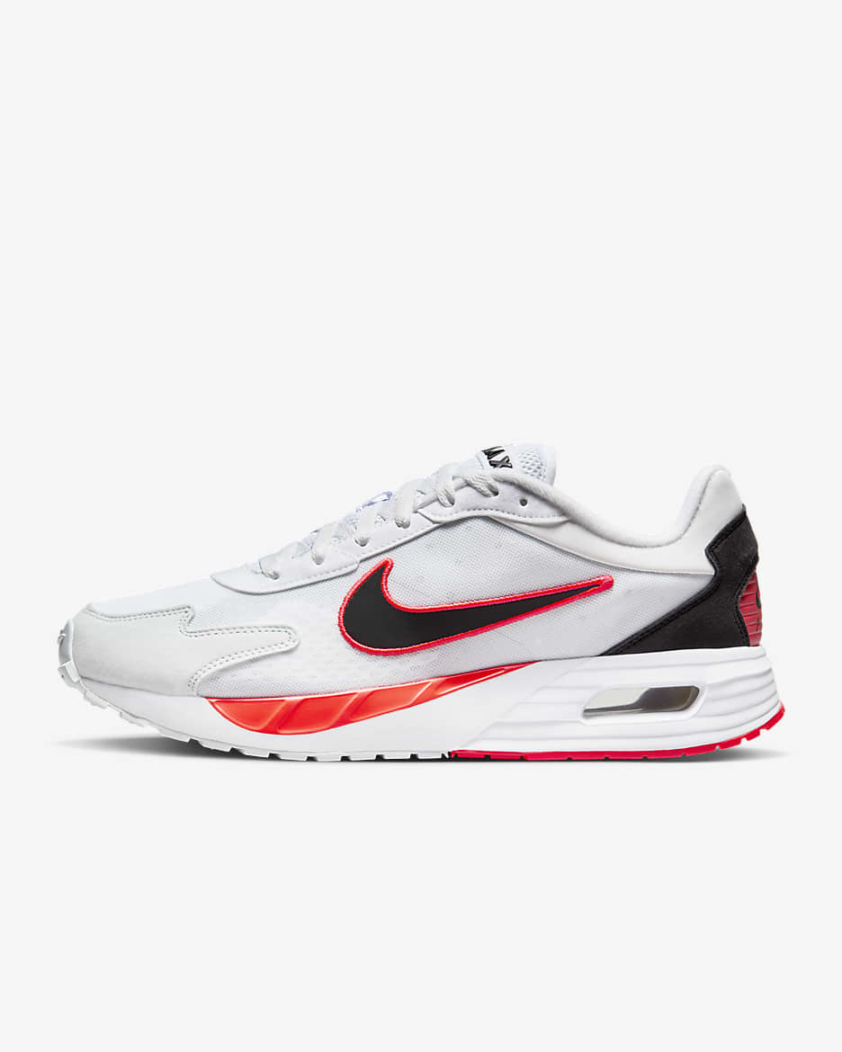 Calzado para hombre Nike Air Max Solo - Blanco/Carmesí brillante/Platino puro/Negro