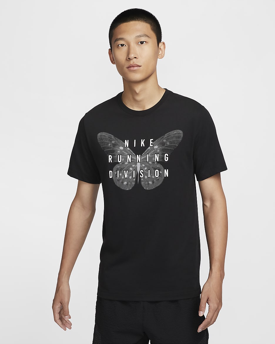 Nike Run Division Men's Dri-FIT T-Shirt - Black