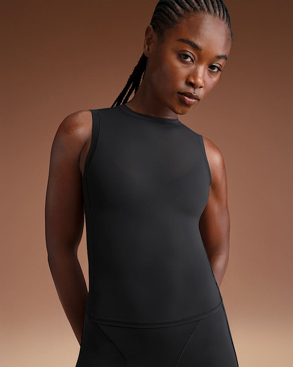 NikeSKIMS Weightless Layers Women's Sleeveless Top - NSKM OBSIDIAN