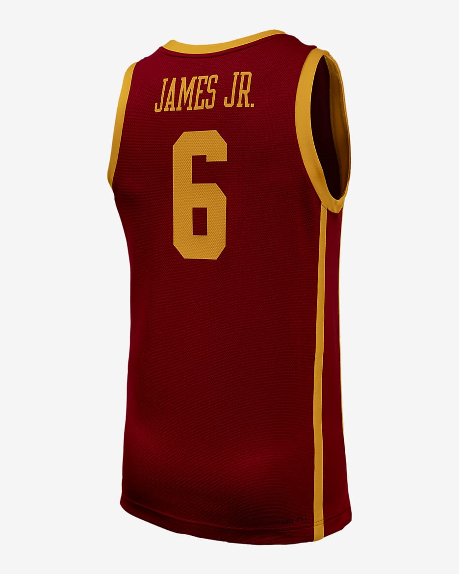 Bronny James USC 2023/24 Nike College Basketball Jersey - Team Crimson