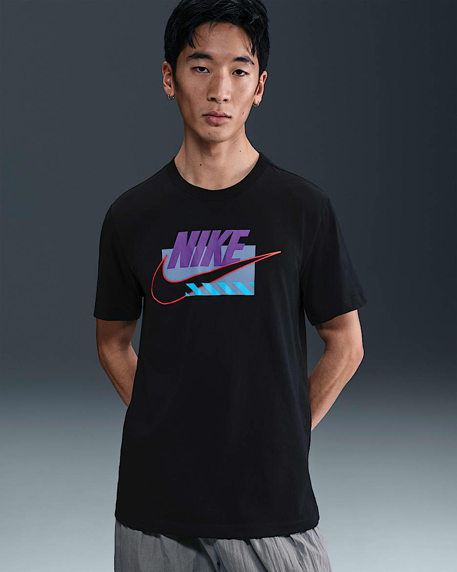 ナイキ スポーツウェア メンズ Tシャツ - ブラック