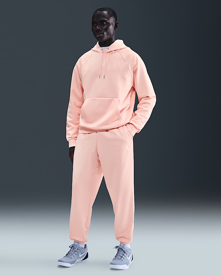 Kobe Therma-FIT Basketball Trousers - Washed Coral/White