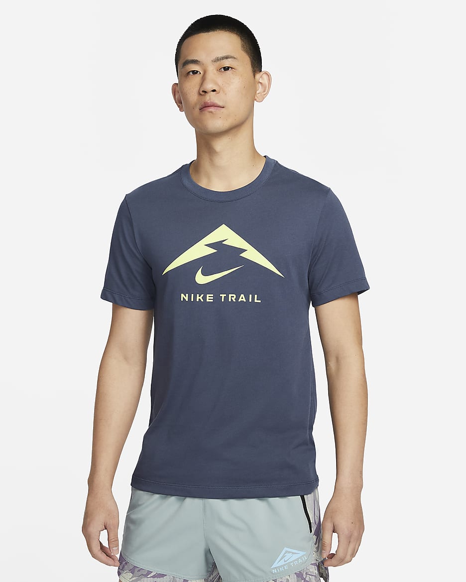 Nike Dri-FIT Men's Trail Running T-Shirt - Thunder Blue